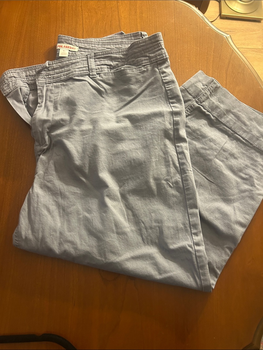 Lilac wide leg capris
